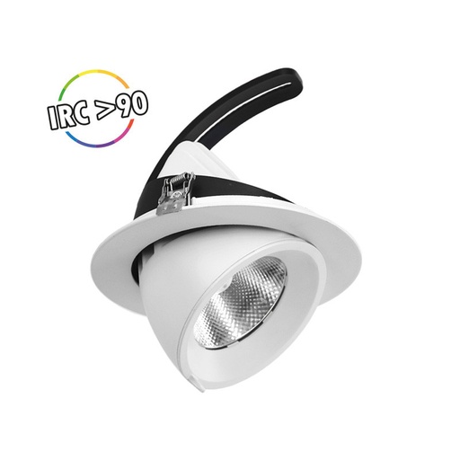 [76751] DOWNLIGHT SPOT ESCARGOT ROND 10W 4000K WIT IRC90