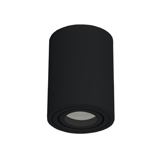 [68001] SUPPORT-SPOT-SURFACE-ROUND-BLACK-GU10 