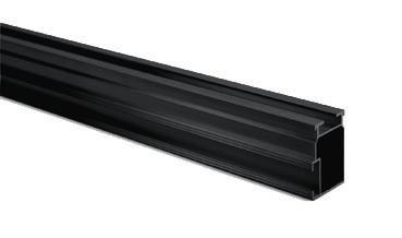 RENVARRAIL330MBL - RENUSOL VARIOSOLE MOUNTING RAIL BLACK 3300MM