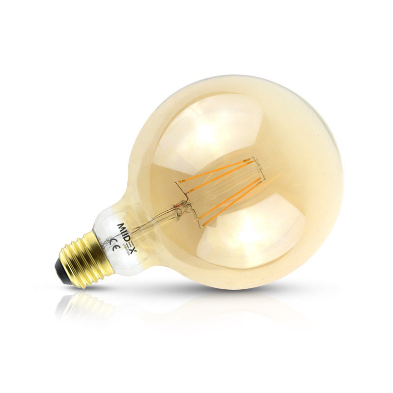 LED lamp E27 G125 Filament 8W 960 LM 2700K