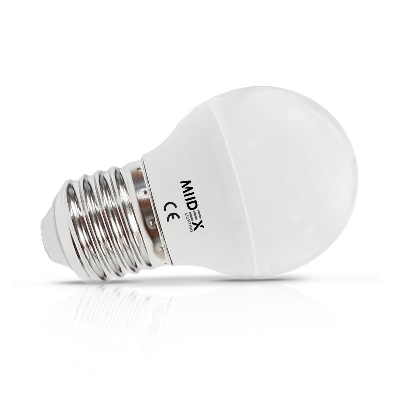 LED lamp E27 Bulb G45 6W 4000K