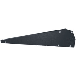 [1007226-B] FLATFIX FUSION  WIND DEFLECTOR LEFT BLACK (PROF. 1030-1077MM)