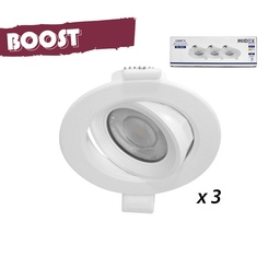 [100353] DOWNLIGHT-SPOT-SMD-5W-4000K-DIMBAAR-WIT (Set van 3 stuks)