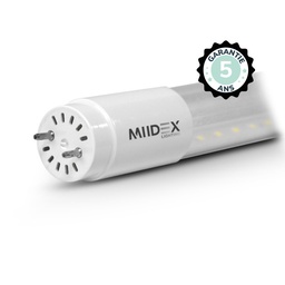 [100535] TUBE-LED-T8-12W-4000K-1200MM-TRANSPARANT-F/N ZELFDE KANT-STARTER- 5 JAAR GARANTIE