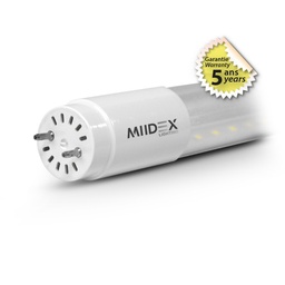 [100535] Tube LED T8 25W 4000K 1500 mm transparant F/N zelfde kant - 5 jaar garantie