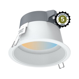 [100315] Downlight LED MIRA CCT  Blanc rond Basse Luminance Ø175mm 20W - 5 ANS DE GARANTIE