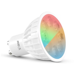 [100404] LED spot GU10 4W RGB+WIT