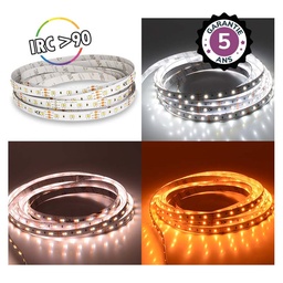 [100707] LED STRIP CCT 5M 120 LED/M 10W/M IP20 DIMMABLE - 24 V - 5 YEAR WARRANTY