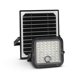 [100751] FLOODLIGHT LED SOLAR + DETECTOR 10W 3000K IP65 + REMOTE CONTROL