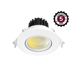 [100794] Spot LED 8W BBC Inclinable CCT 2700/3000/4000K Dimmable - Garantie 5 ans