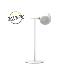 [100863] DESKTOP LAMP ROUND WHITE 2W CCT IRC90