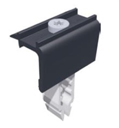 [FFMQS101] Quickfix end cap black Schletter 30-40mm