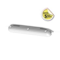 [100957] Étanche LED Intégrées + Détecteur & Préavis d'extinction 650mm 15-19W 4000K IP65 - Garantie 5 ans