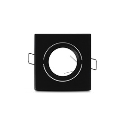 [100946] Support plafond Carré Orientable Noir 82 x 82 mm