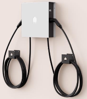 [EVDW-2332-C5-W] SMAPPEE EV WALL DUAL WHITE WITH 2 X CABLES