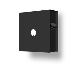 [EVW4-332-BR-B] SMAPPEE V4 EV WALL ZWART 22kW SOCKET AFIR