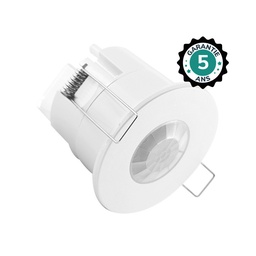 [101165] BEWEGINGSDETECTOR IR LED INBOUW 360° 600W BBC - 5 JAAR GARANTIE