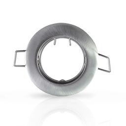 [7709] SUPPORT SPOT ROND ZILVER Ø78 mm