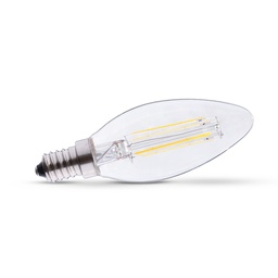 [7129] LED lamp E14 Filament Vlam 4W 4000K