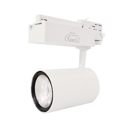 [8357] Ledspot voor driefasenrail Wit 35W 4000K 3135 LM + adapter 3f rail