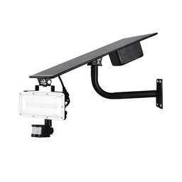 [80700] Projecteur Led Solaire 20W 4000K IP65 + Détecteur