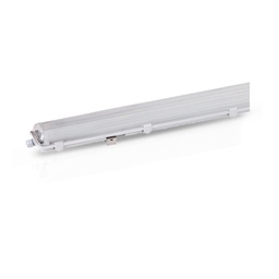 [75921] Waterdicht armatuur LED voor 2 Tubes T8 1200 mm Ph/neutre zelfde kant