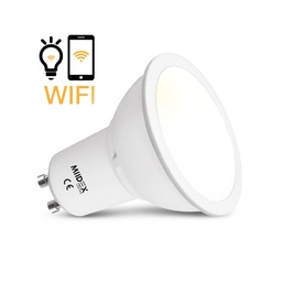 [7884] Aangesloten LED Lamp GU10 WIFI 5W CCT + Dimmable