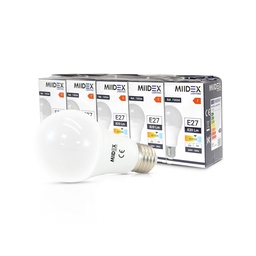 [739340] LED lamp E27 Bulb 10W 850 LM 4000K - Pak van 5
