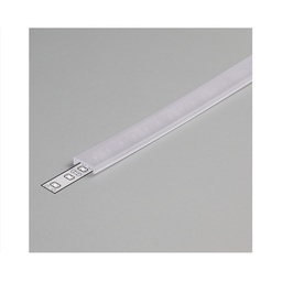 [9855] Diffusor Clip Profiel 15,4 mm Transparant 1m voor LED strips
