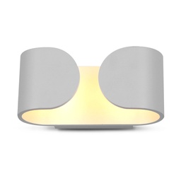 [7040] APPLIQUE MURALE LED BLANC 6W 3000K - PLUMERIA