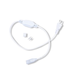 [749809] Stroom kabel + fijne punt + male / male neon flex pin connector 27x15 mm