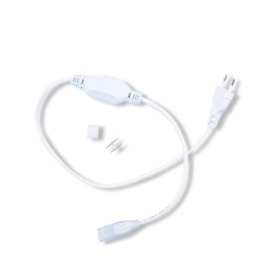 [749809] Stroom kabel + fijne punt + male / male neon flex pin connector 27x15 mm