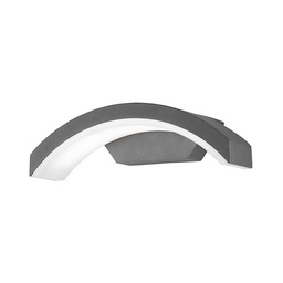 [67782] Applique Murale Curviligne LED 6W 3000K Gris Anthracite IP54