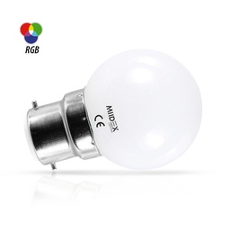[76152] LED lamp B22 RGB 1W