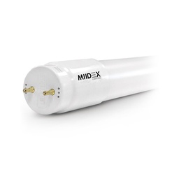 [759900] Tube LED T8 18W 3000K 1200 mm P/N même côté PC