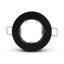 [77090] SUPPORT SPOT ROND ZWART Ø78 mm