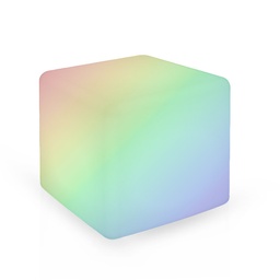 [60011] CUBE LUMINEUX RGB + TELECOMMANDE 40*40*40