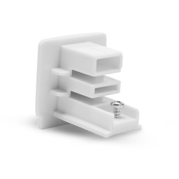 [82221] Connecteur Triphase Fin double sens Blanc