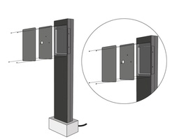 [504] WALLBOX COMMANDER 2S EIFEL SECOND CHARGER ADAPTER